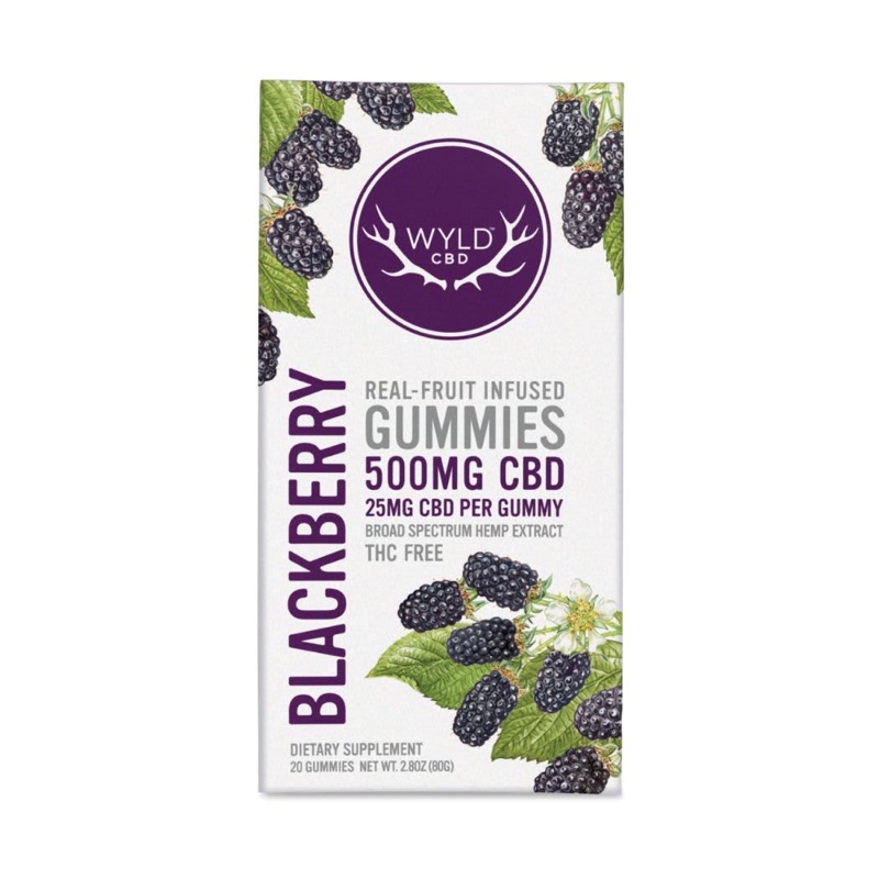 WYLD Blackberry CBD Gummies